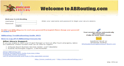 Desktop Screenshot of abrouting.com